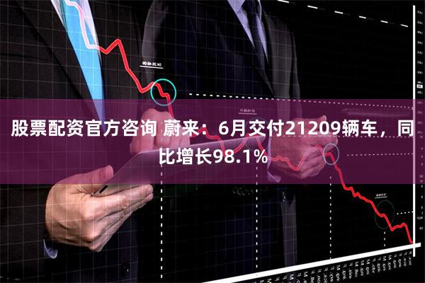 股票配资官方咨询 蔚来：6月交付21209辆车，同比增长98.1%