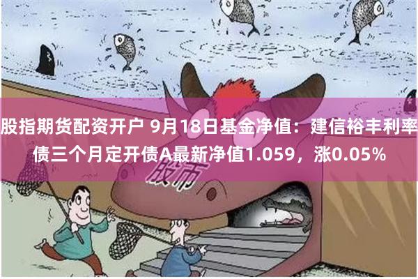 股指期货配资开户 9月18日基金净值：建信裕丰利率债三个月定开债A最新净值1.059，涨0.05%