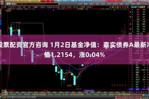 股票配资官方咨询 1月2日基金净值：嘉实债券A最新净值1.2154，涨0.04%