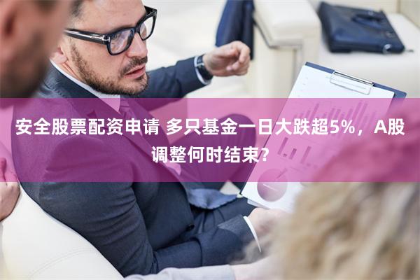安全股票配资申请 多只基金一日大跌超5%，A股调整何时结束？