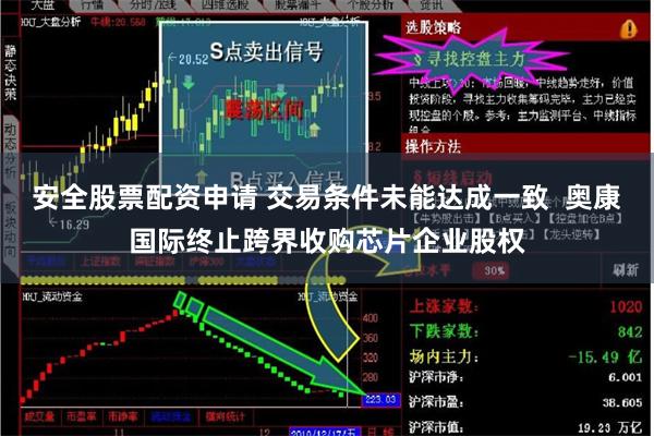 安全股票配资申请 交易条件未能达成一致  奥康国际终止跨界收购芯片企业股权