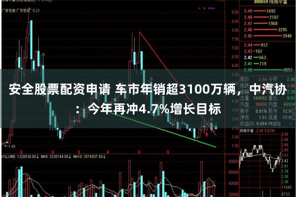 安全股票配资申请 车市年销超3100万辆，中汽协：今年再冲4.7%增长目标